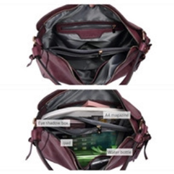 🍀SALE PRICE🍀 NWT Large Leather hobo bag/ crossbody DISCOUNTED SHIPPING - Picture 16 of 16